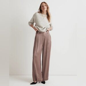 Madewell The Harlow WideLeg Pant in Silk